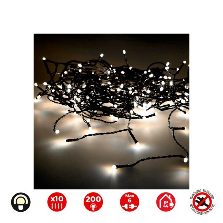 Tenda Luminosa LED EDM 71263 Easy-Connect 3,2 W Luce calda Bianco Caldo 2 x 2 m