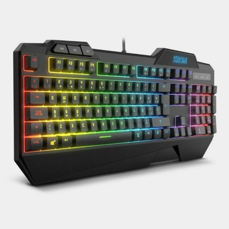 Tastiera e Mouse Gaming Krom NXKROMKRSHRSP Nero