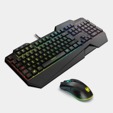 Tastiera e Mouse Gaming Krom NXKROMKRSHRSP Nero