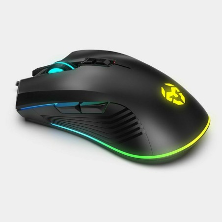 Tastiera e Mouse Gaming Krom NXKROMKRSHRSP Nero