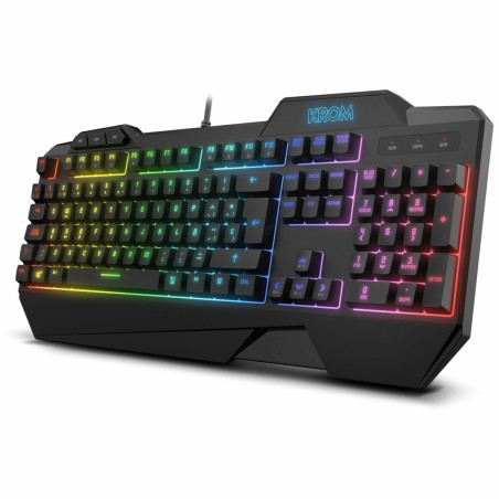 Tastiera e Mouse Gaming Krom NXKROMKRSHRSP Nero