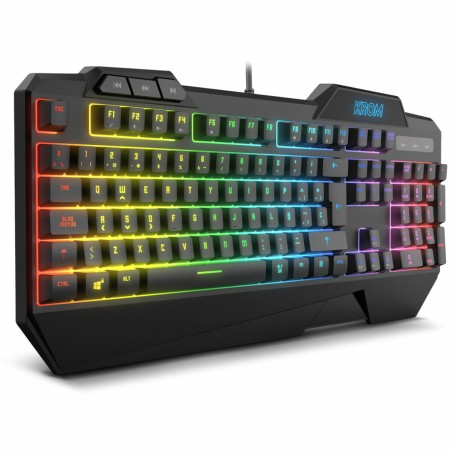 Tastiera e Mouse Gaming Krom NXKROMKRSHRSP Nero