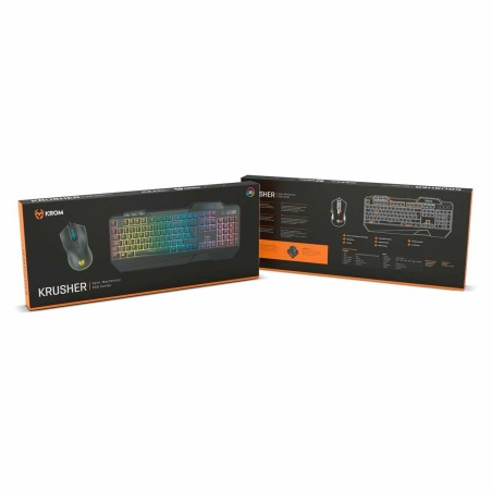 Tastiera e Mouse Gaming Krom NXKROMKRSHRSP Nero