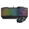 Tastiera e Mouse Gaming Krom NXKROMKRSHRSP Nero