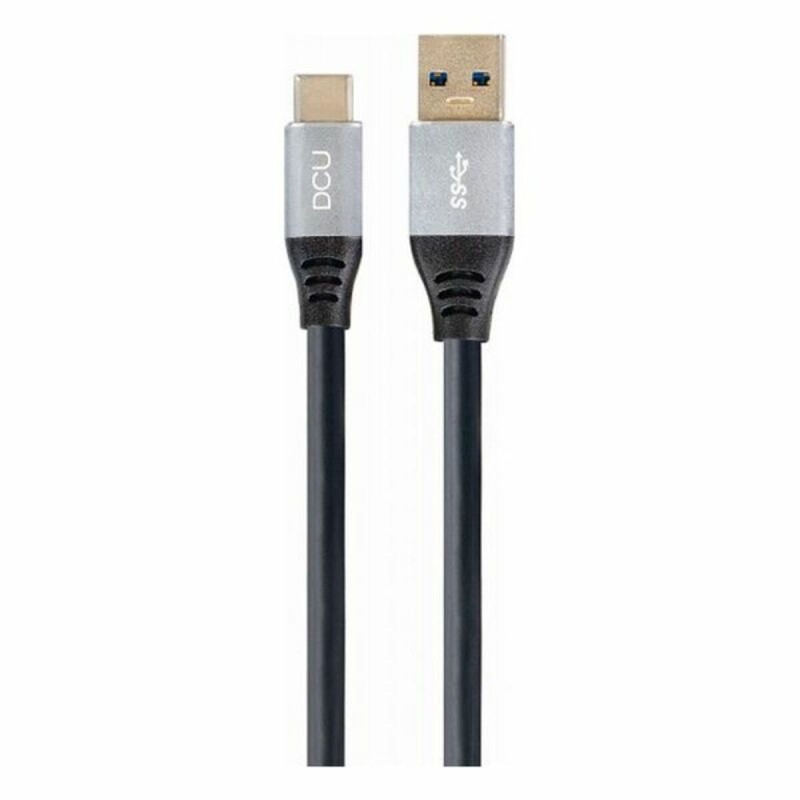 Cavo USB A con USB C DCU Nero (1,5M) Cavo USB A con USB C DCU Nero (1,5M)