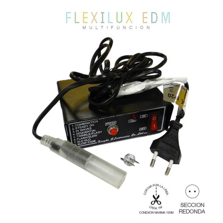 Programmatore EDM 71908 Flexilux Nero 100 m Multifunzionale