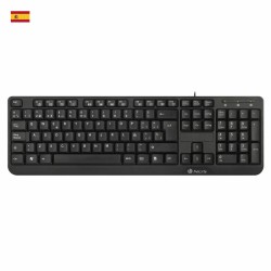 Tastiera NGS NGS-KEYBOARD-0344 Nero