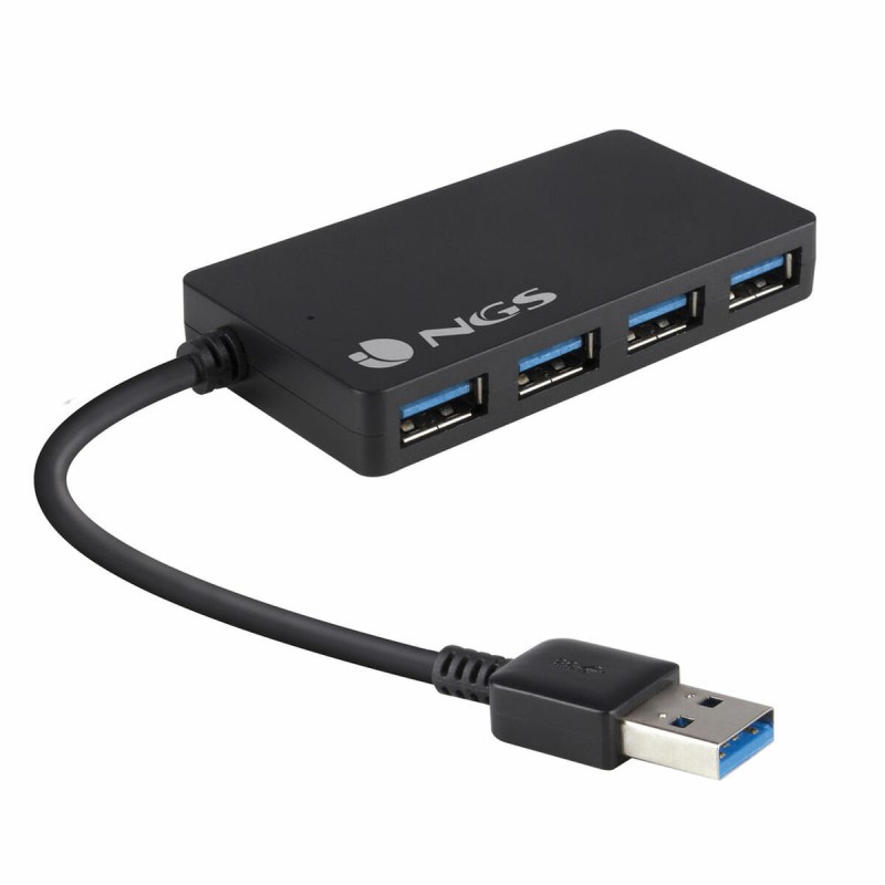 Hub USB 4 Porte NGS iHub 3.0 Nero Hub USB 4 Porte NGS iHub 3.0 Nero