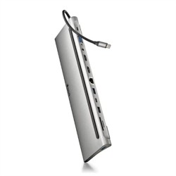 Hub USB NGS WONDERDOCK12 Grigio Argentato