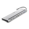 Hub USB NGS WONDERDOCK12 Grigio Argentato