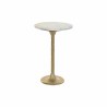 Tavolino Aggiuntivo DKD Home Decor Bianco Dorato 40 x 40 x 61 cm