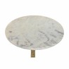 Tavolino Aggiuntivo DKD Home Decor Bianco Dorato 40 x 40 x 61 cm