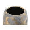 Vaso Home ESPRIT Dorato Bicolore Gres Moderno Finitura invecchiata 17 x 17 x 26 cm