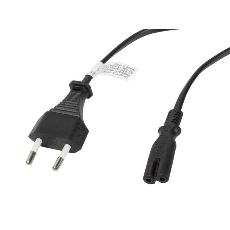 Cavo di Alimentazione Lanberg CA-C7CA-10CC-0018-BK Nero 1,8 m Cavo di Alimentazione Lanberg CA-C7CA-10CC-0018-BK Nero 1,8 m