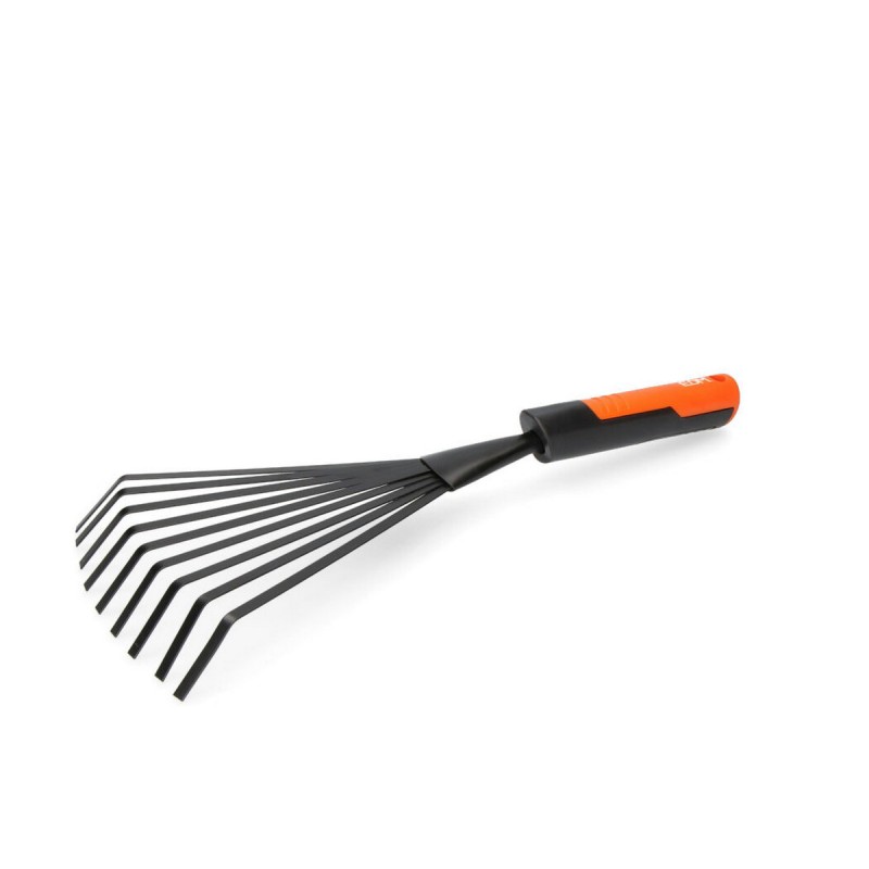 Rastrello per Raccogliere le Foglie EDM 74723 Arancio 38 cm Rastrello per Raccogliere le Foglie EDM 74723 Arancio 38 cm