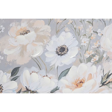 Quadro Home ESPRIT Azzurro Bianco Verde Beige Vaso Shabby Chic 70 x 3,5 x 50 cm (2 Unità)