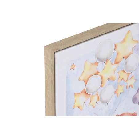 Quadro Home ESPRIT Azzurro Marrone Per bambini 30 x 2 x 40 cm (4 Unità)