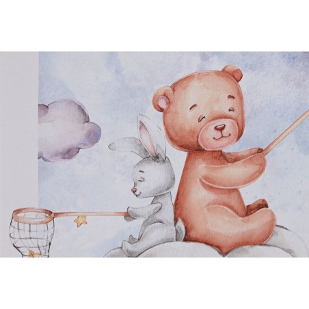 Quadro Home ESPRIT Azzurro Marrone Per bambini 30 x 2 x 40 cm (4 Unità)