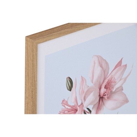 Quadro Home ESPRIT Fiori Shabby Chic 30 x 1,8 x 40 cm (4 Unità)