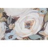 Quadro Home ESPRIT Azzurro Bianco Beige Romantico Vaso 60 x 3,5 x 60 cm (2 Unità)