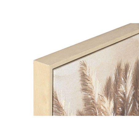 Quadro Home ESPRIT Verde Beige Vaso Cottage 123 x 4,5 x 83 cm (2 Unità)