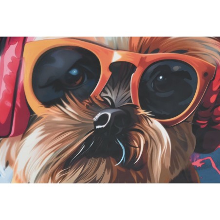 Quadro Home ESPRIT Moderno Cane 50 x 3,5 x 50 cm (2 Unità)