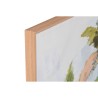 Quadro Home ESPRIT Azzurro Verde Palme Tropicale 120 x 3,5 x 90 cm (2 Unità)