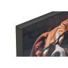 Quadro Home ESPRIT Azzurro Marrone Rosso Moderno Cane 50 x 3,5 x 50 cm (2 Unità)