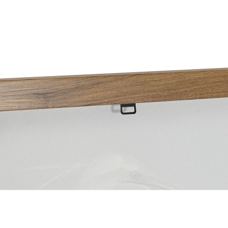 Quadro Home ESPRIT Bianco Beige Grigio Uccello Orientale 80 x 3,5 x 80 cm (2 Unità)