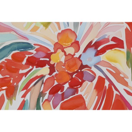 Quadro Home ESPRIT Palme Tropicale 80 x 3,5 x 80 cm (2 Unità)