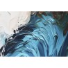 Quadro Home ESPRIT Azzurro Bianco Marrone Mare e oceano 80 x 3,5 x 80 cm (2 Unità)