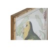 Quadro Home ESPRIT Giallo Verde Pappagallo Tropicale 50 x 2,5 x 70 cm (2 Unità)