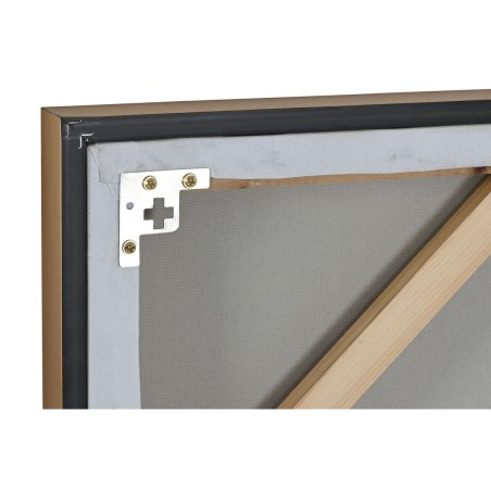 Quadro Home ESPRIT Bianco Beige Dorato Moderno Città 90 x 3,5 x 120 cm (2 Unità)