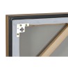 Quadro Home ESPRIT Bianco Beige Dorato Moderno Città 90 x 3,5 x 120 cm (2 Unità)
