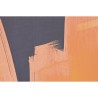 Quadro Home ESPRIT Azzurro Arancio Astratto Città 103 x 4,5 x 143 cm (2 Unità)