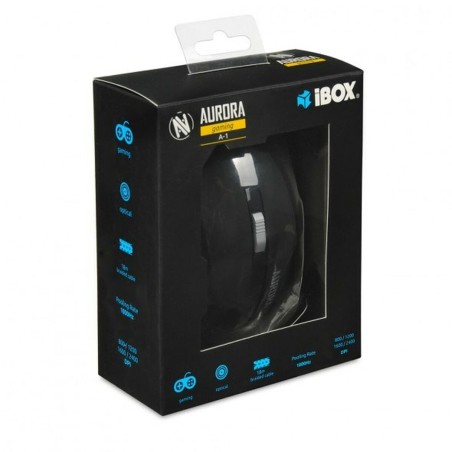 Mouse Ottico Mouse Ottico Ibox Aurora A-1 Nero