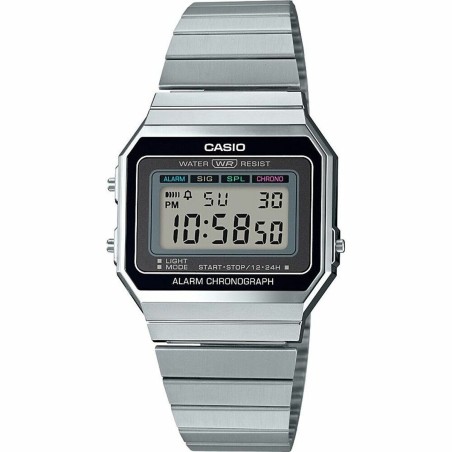 Orologio Unisex Casio VINTAGE Nero Argentato (Ø 36 mm) (Ø 35,5 mm) (Ø 35 mm)