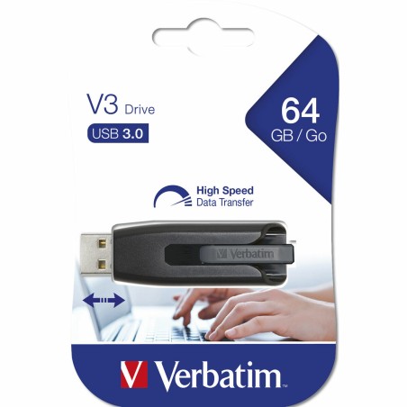 Memoria USB Verbatim Grigio 64 GB