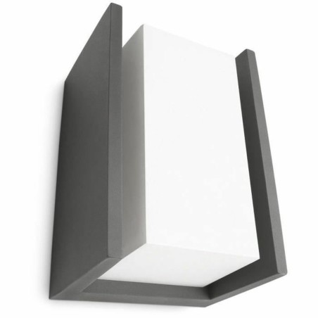 Applique da Parete Philips Bridge 970 Lm Antracite Grigio scuro Acciaio inossidabile Alluminio 15 W E27