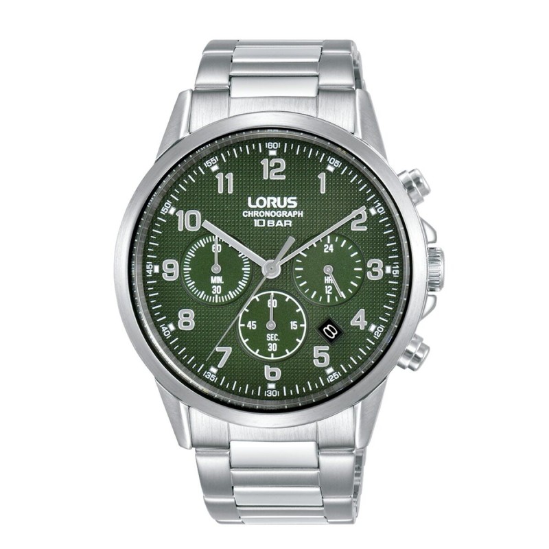 Orologio Uomo Lorus RT315KX9 Verde Argentato Orologio Uomo Lorus RT315KX9 Verde Argentato