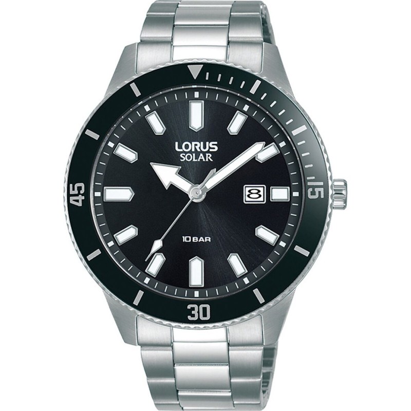 Orologio Uomo Lotus RX311AX9 Nero Argentato Orologio Uomo Lotus RX311AX9 Nero Argentato