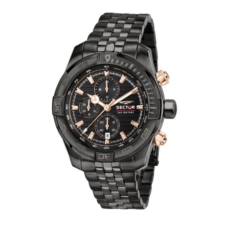 Orologio Uomo Sector DIVING TEAM Nero Orologio Uomo Sector DIVING TEAM Nero
