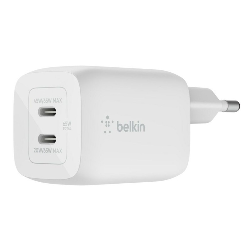 Caricabatterie da Parete Belkin WCH013vfWH Bianco 65 W (1 Unità) Caricabatterie da Parete Belkin WCH013vfWH Bianco 65 W (1 Unità)