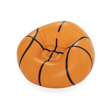 Bestway Poltrona Gonfiabile Gigante Basket 114x112x66 cm +6 Anni Interno e Giardino 75103