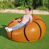 Bestway Poltrona Gonfiabile Gigante Basket 114x112x66 cm +6 Anni Interno e Giardino 75103