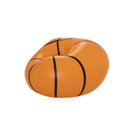 Bestway Poltrona Gonfiabile Gigante Basket 114x112x66 cm +6 Anni Interno e Giardino 75103