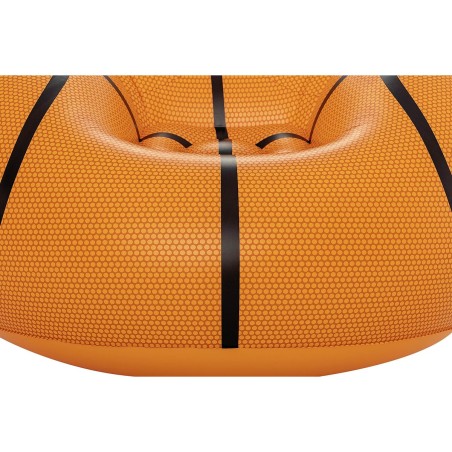 Bestway Poltrona Gonfiabile Gigante Basket 114x112x66 cm +6 Anni Interno e Giardino 75103