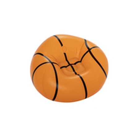 Bestway Poltrona Gonfiabile Gigante Basket 114x112x66 cm +6 Anni Interno e Giardino 75103
