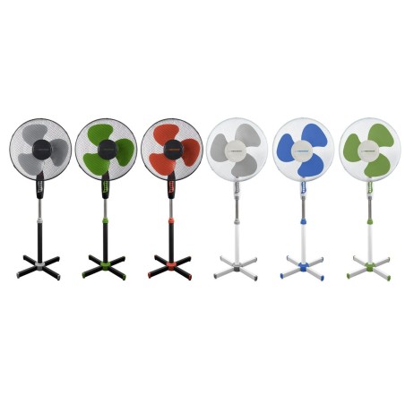 Ventilatore a Piantana Esperanza EHF001KE Bianco Nero 50 W