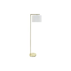 Lampada da Terra DKD Home Decor 35 x 44 x 159 cm Dorato Metallo Bianco 220 V 50 W
